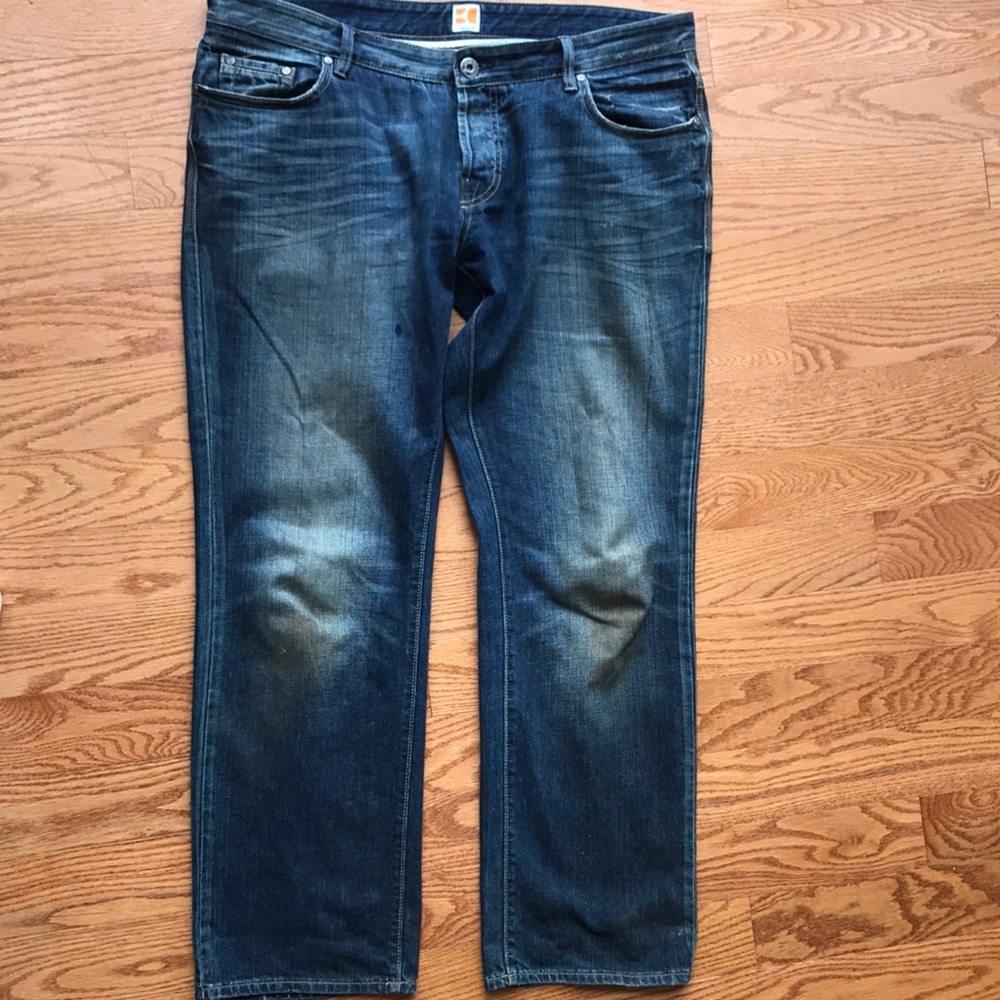 BOSS ORANGE REGULAR FIT 38/32  NO HOLES - DIRTY JEANS 👖